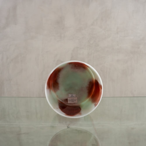 Crystal singing bowl 163228, facing view
