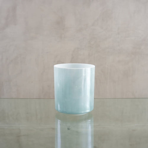 Crystal singing bowl 163341, upright view
