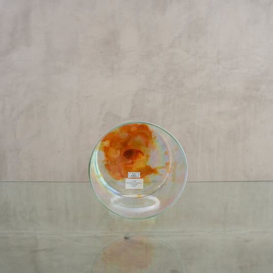 Crystal singing bowl 163697, facing view