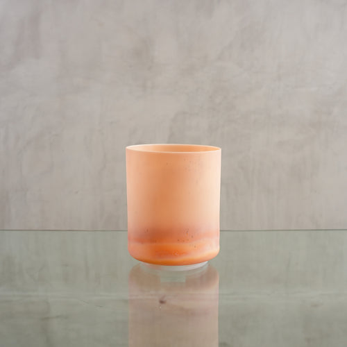 Crystal singing bowl 200069, upright view