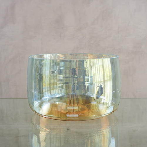 Crystal singing bowl 200139, upright view