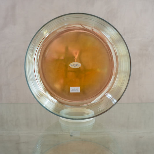 Crystal singing bowl 200139, facing view