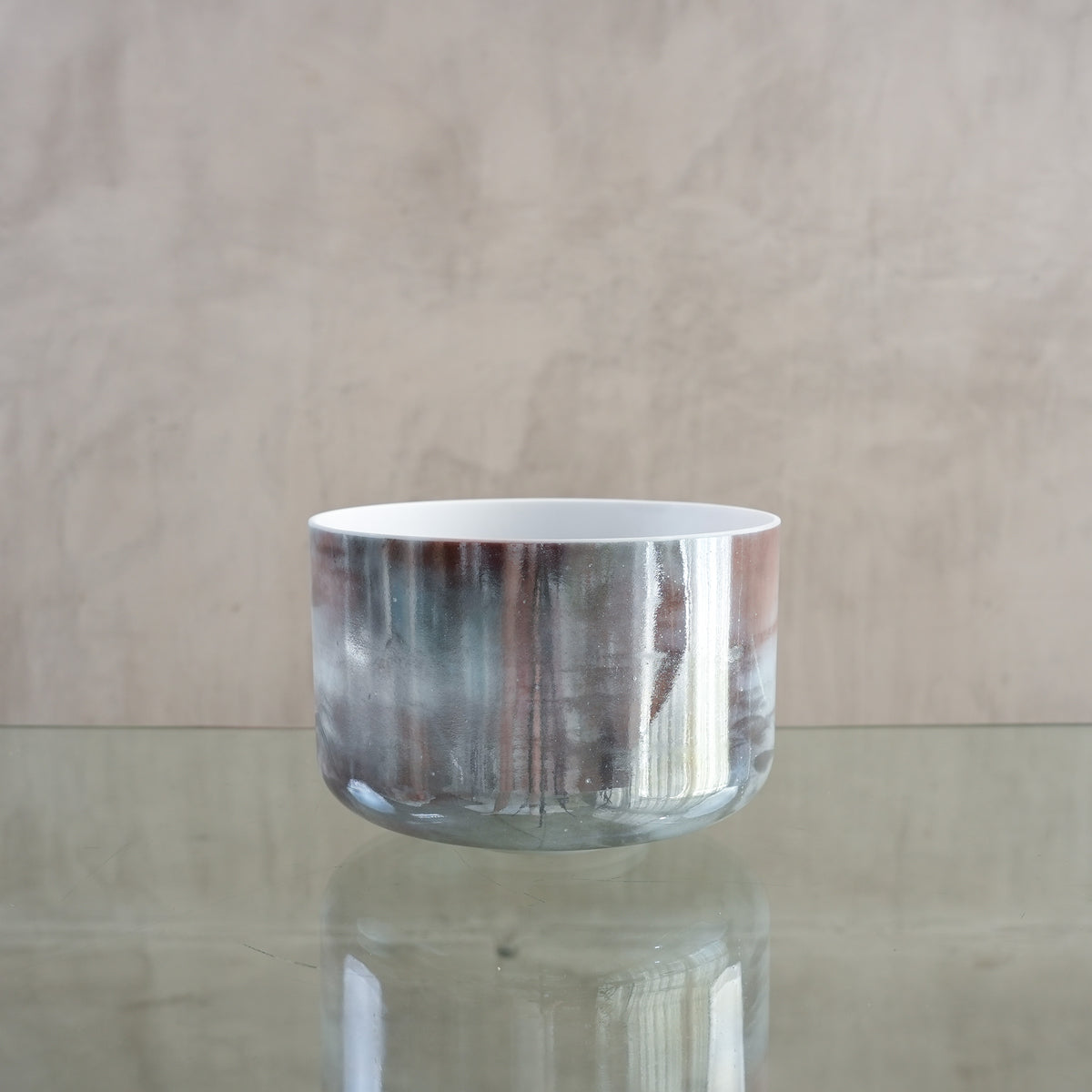 Crystal singing bowl 200223, alternate view
