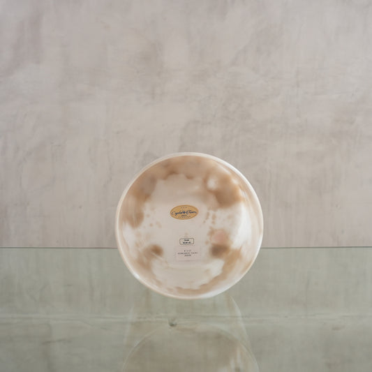 Crystal singing bowl 200250, facing view