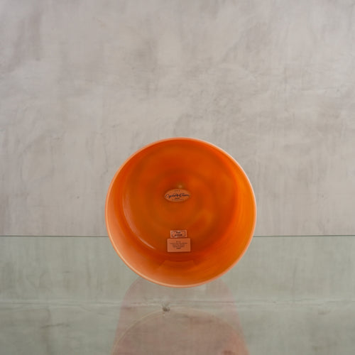 Crystal singing bowl 200287, facing view