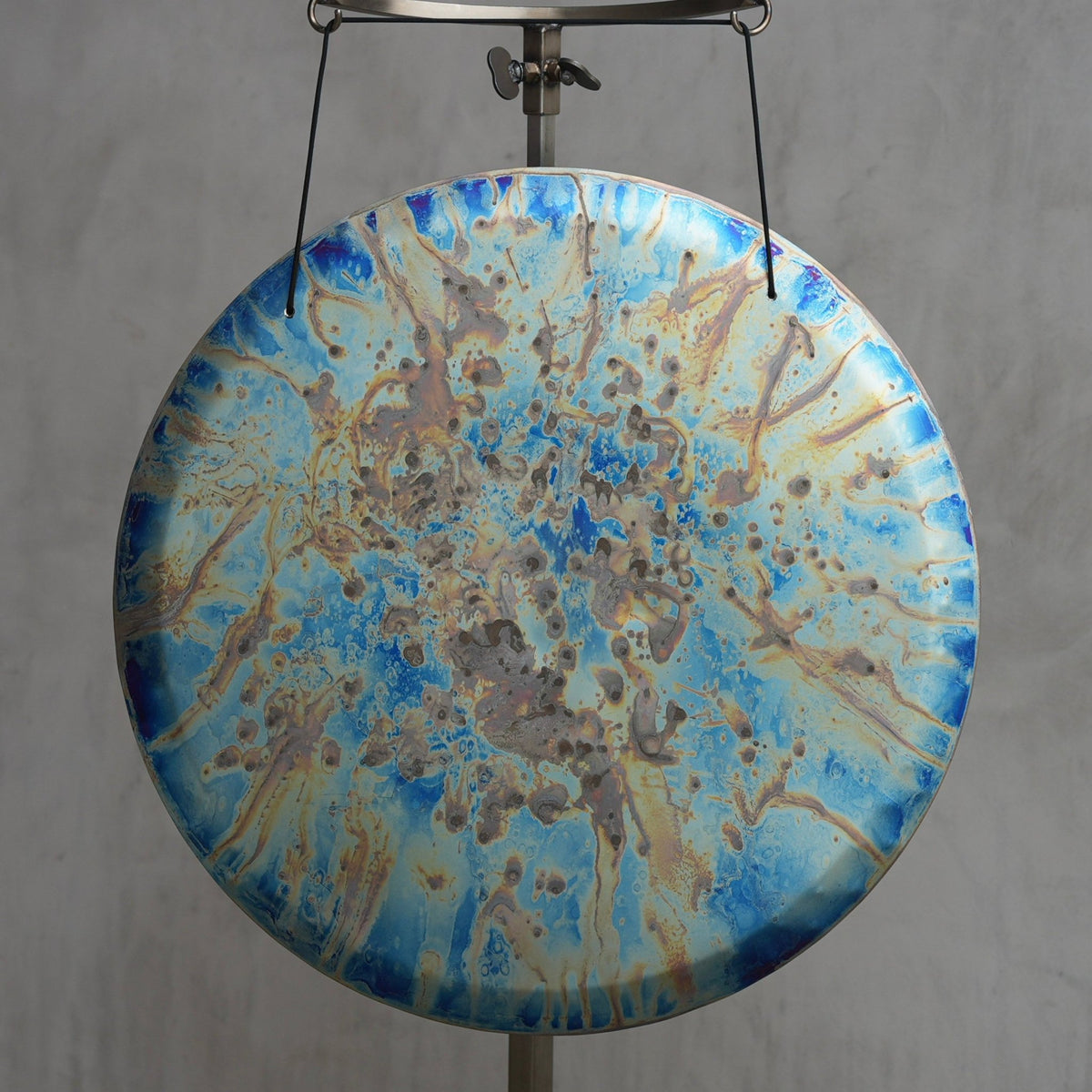24 in Titanium Blue Cosmo Gong - OSO Sound Healing