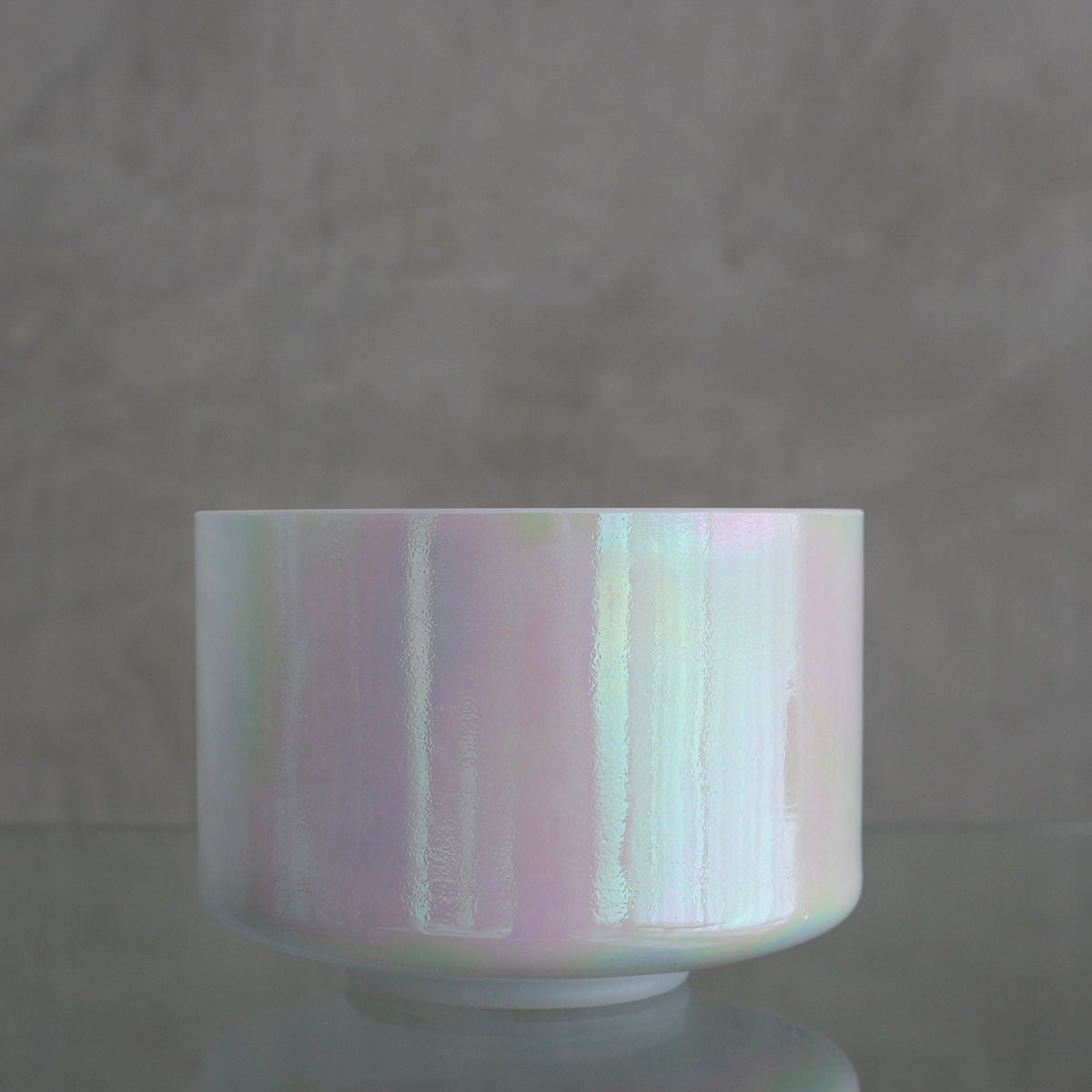 Crystal Tones Alchemy Bowl 8 in E+10 Mother Of Platinum 157325