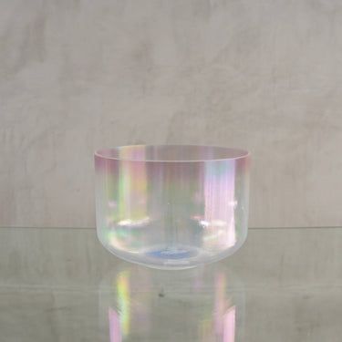 Crystal Tones Alchemy Bowl 10" C+10 Platinum, Pink Aura Gold (Rim) | 161483
