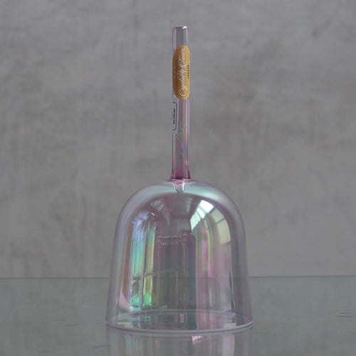 Crystal Tones Alchemy Bowl 5 in F0 Mini Supergrade Practitioner Bowl, Violet Flame Aura 155228