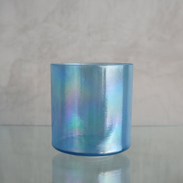 7" E+20 Indigo, white light aura gold, Platinum (Inside) Bowl - 118463 - The Sound Healing Studio