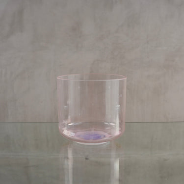 Crystal Tones Alchemy Bowl 8" C#-5 Tesseract Salt, Pink Aura Gold Bowl        | 131466