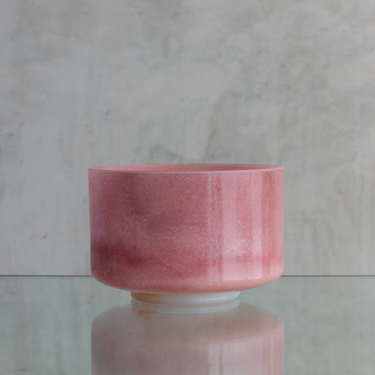 8 in G - 5 Pink Himalayan Salt Frosted Inside 94206 - OSO Sound Healing