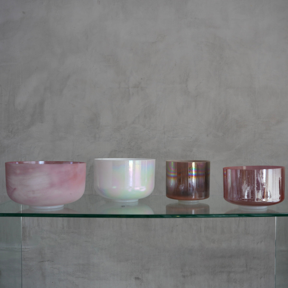 Crystal Tones Alchemy Bowl Set 184 - Rainbow Lovers