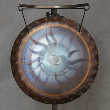 Grotta Sonora 15″ Nickel Silver Handheld Gong F+35 178Hz | 150016