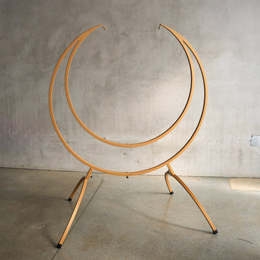 Grotta Sonora Moon Gong Stand - Gold (up to 26" or 34")