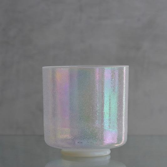 Crystal Tones Alchemy Bowl 6 in G#-10 Platinum - 149402