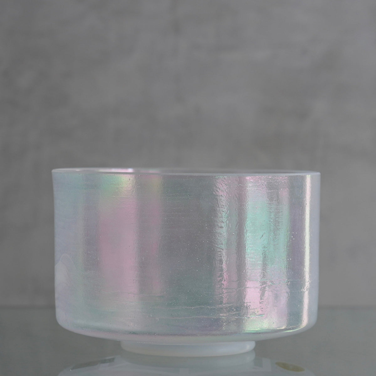 Crystal Tones Alchemy Bowl 9 in F+15 Tesseract Salt, Platinum - 143013