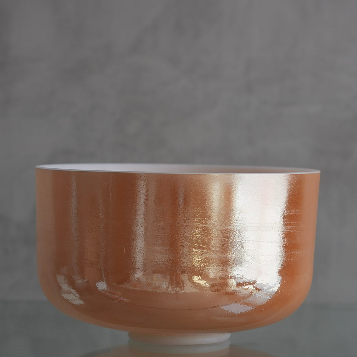 Crystal Tones Alchemy Bowl 12 in AO Laughing Buddha, Frosted Inside - 148870