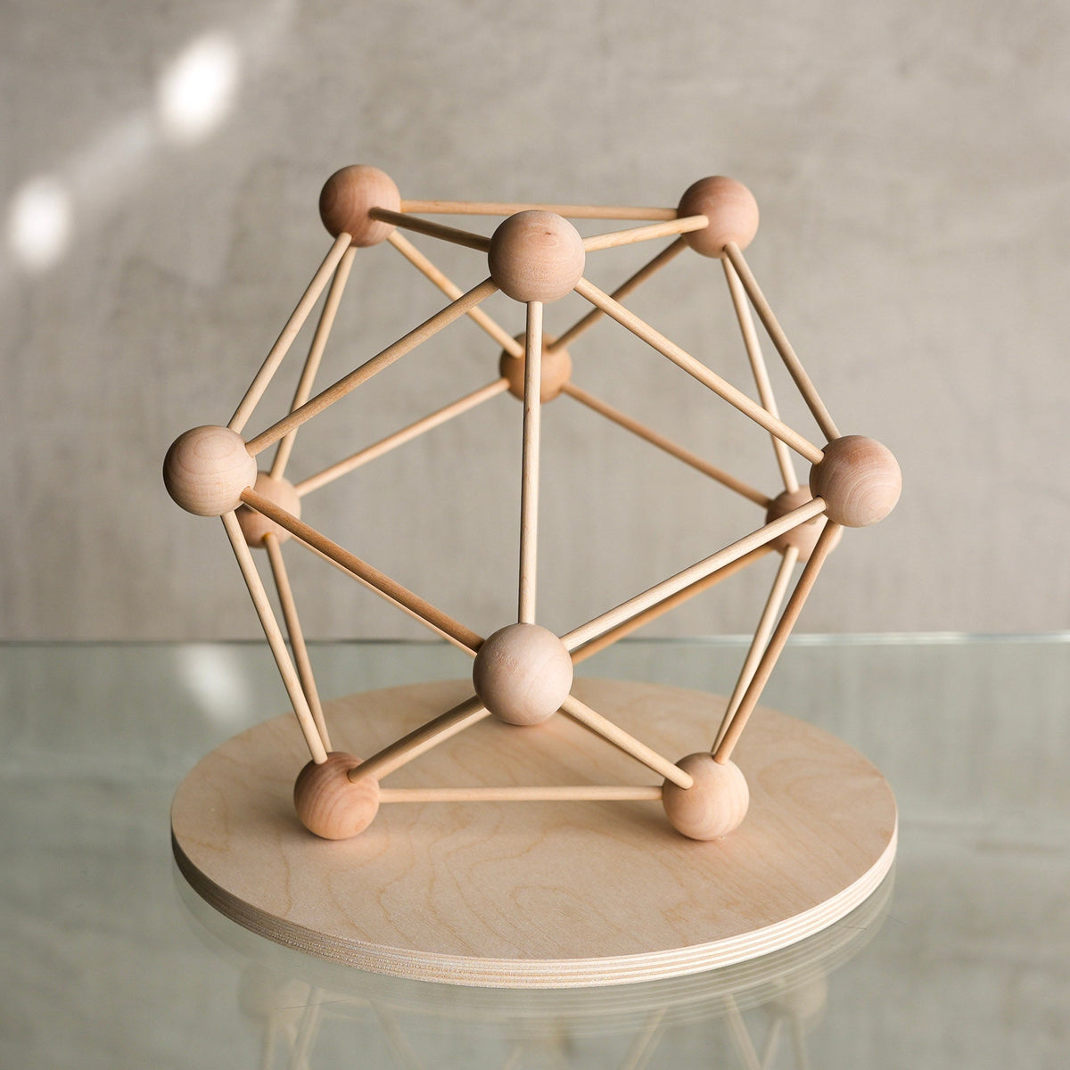 Spiral Sounds® Geometric Stand - Twenty Planes for Large Rainstick