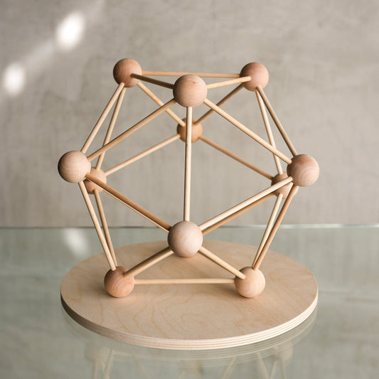 Spiral Sounds® Geometric Stand - Twenty Planes for Large Rainstick
