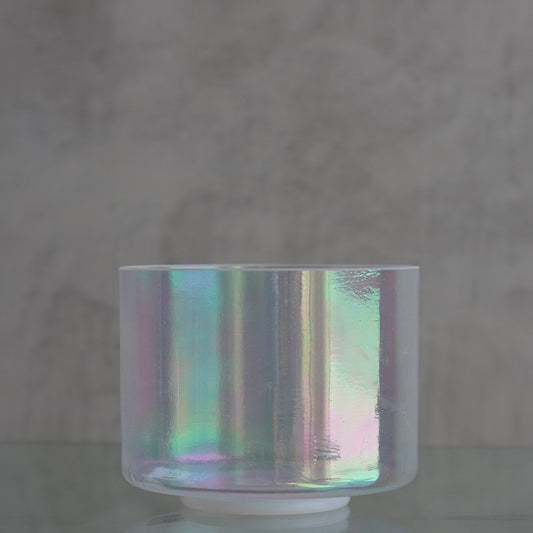 Crystal Tones Alchemy Bowl 8 in F#+10 Platinum - 153385