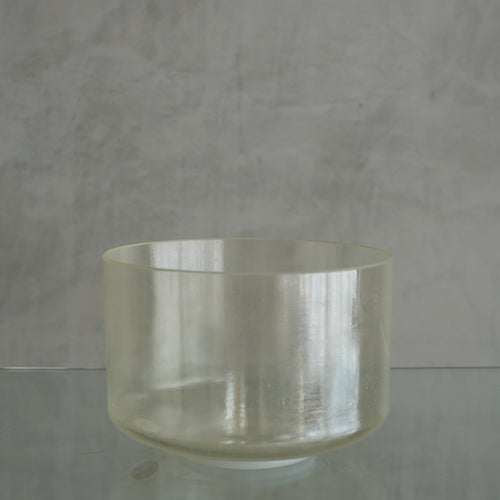 Crystal Tones Alchemy Bowl- 10 in C+5 Tesseract Salt, Lemon Aura Gold | 143004