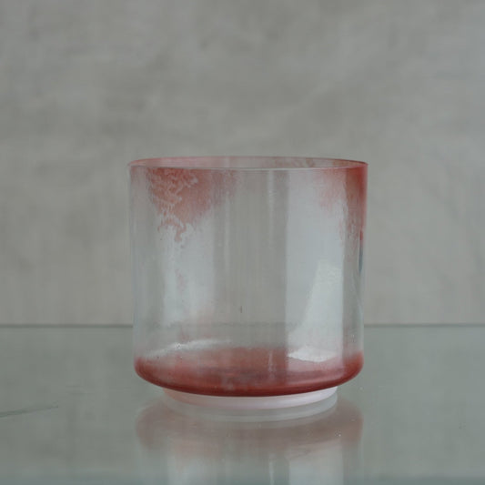 Crystal Tones 7 in D# - 10 Ruby, White Light Aura Gold Morph Bowl 127750 - OSO Sound Healing
