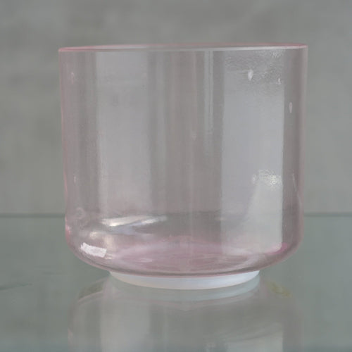 Crystal Tones 8 in C# - 5 Tesseract Salt, Pink Aura Gold Bowl - OSO Sound Healing
