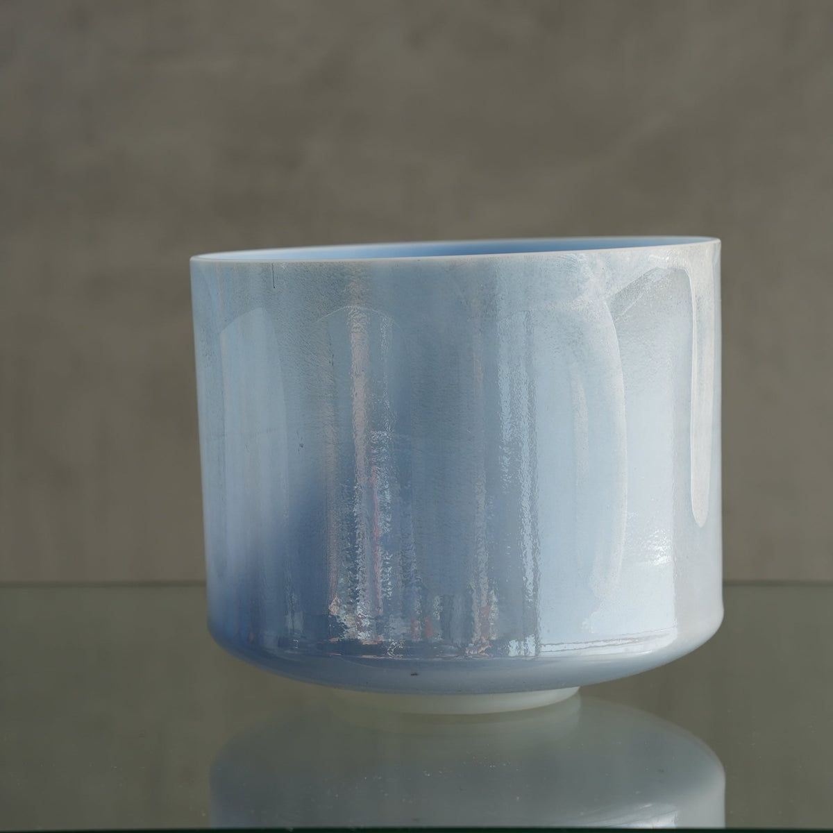 Crystal Tones 9 in C - 30 Larimar, White Light Angel Gold Bowl 123928 - OSO Sound Healing
