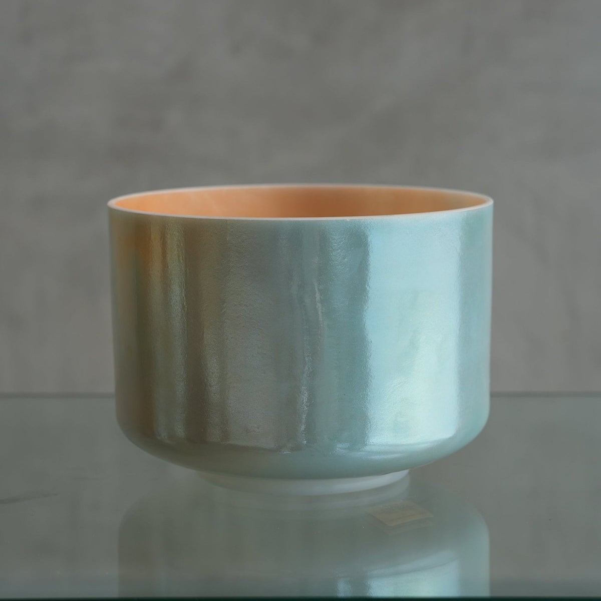 Crystal Tones 9 in D - 30 Ocean Indium, Laughing Buddha Inside Bowl 109937 - OSO Sound Healing