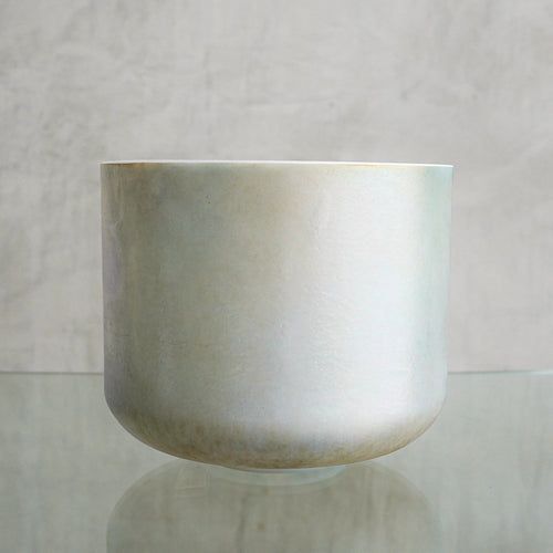 Crystal Tones Alchemy Bowl 10 inA#+50 Indium Chief, platinum inside Bowl - 117934 - OSO Sound Healing