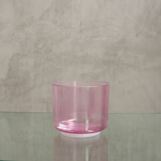 Crystal Tones Alchemy Bowl 6 in C - 5 Pink Aura Gold - 143737 - OSO Sound Healing