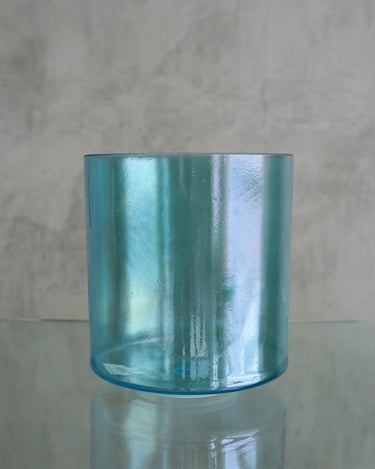 Crystal Tones Alchemy Bowl 7" E+5 Aqua Aura Gold Bowl - 127369 - The Sound Healing Studio