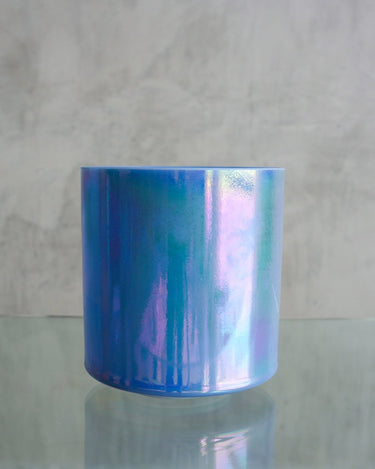 Crystal Tones Alchemy Bowl 8" C - 10 Egyptian Blue Platinum - 130179 - The Sound Healing Studio