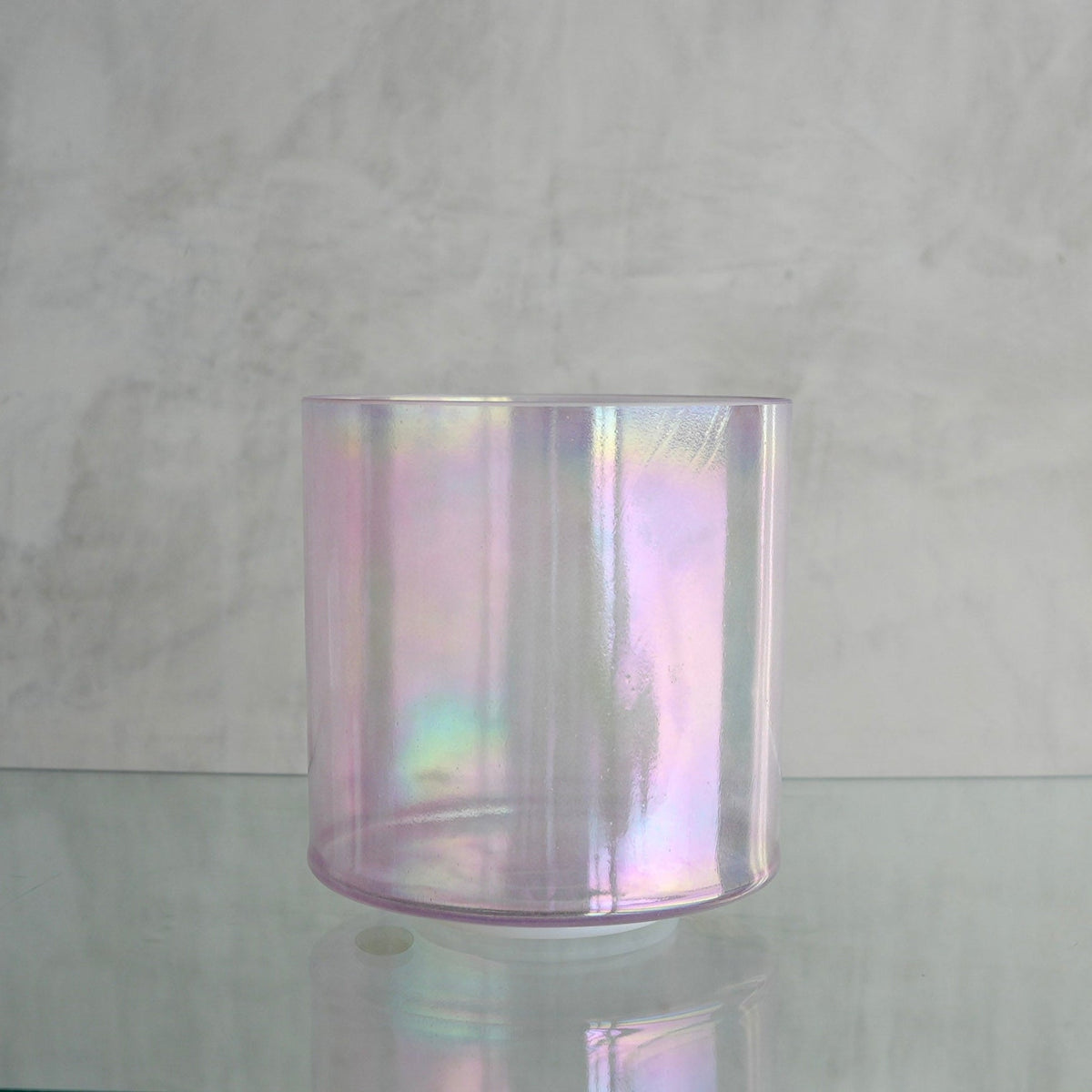 Crystal Tones Alchemy Bowl 8 in C# - 10 Sacred feminine Kodak Island Salt, Violet Flame Aura Bowl - 130584 - OSO Sound Healing