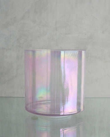 Crystal Tones Alchemy Bowl 8" C# - 10 Sacred feminine Kodak Island Salt, Violet Flame Aura Bowl - 130584 - The Sound Healing Studio