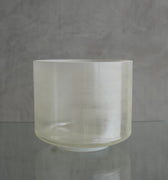 Crystal Tones Alchemy Bowl 9" C - 10 Great Salt Lake Salt, Lemon Aura Gold - 143715 - The Sound Healing Studio