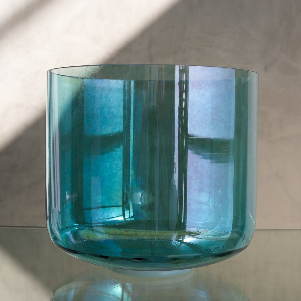 Crystal Tones Alchemy Bowl Therapeutic Grade 10 in C - 25 Aqua Aura Gold - OSO Sound Healing