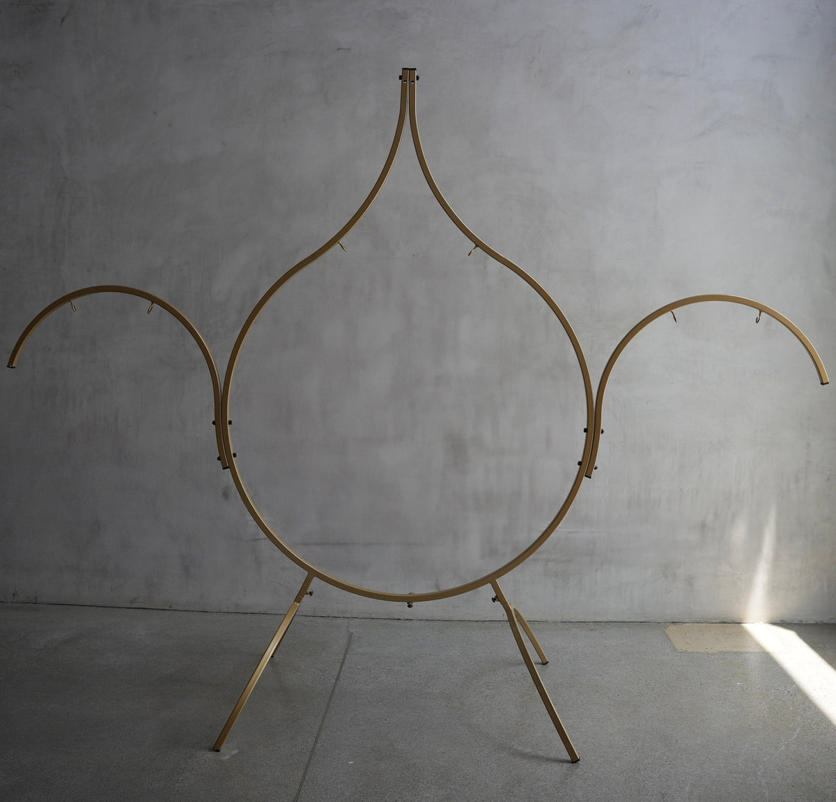 Golden Triple Gong Stand - OSO Sound Healing