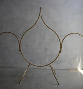 Golden Triple Gong Stand - The Sound Healing Studio