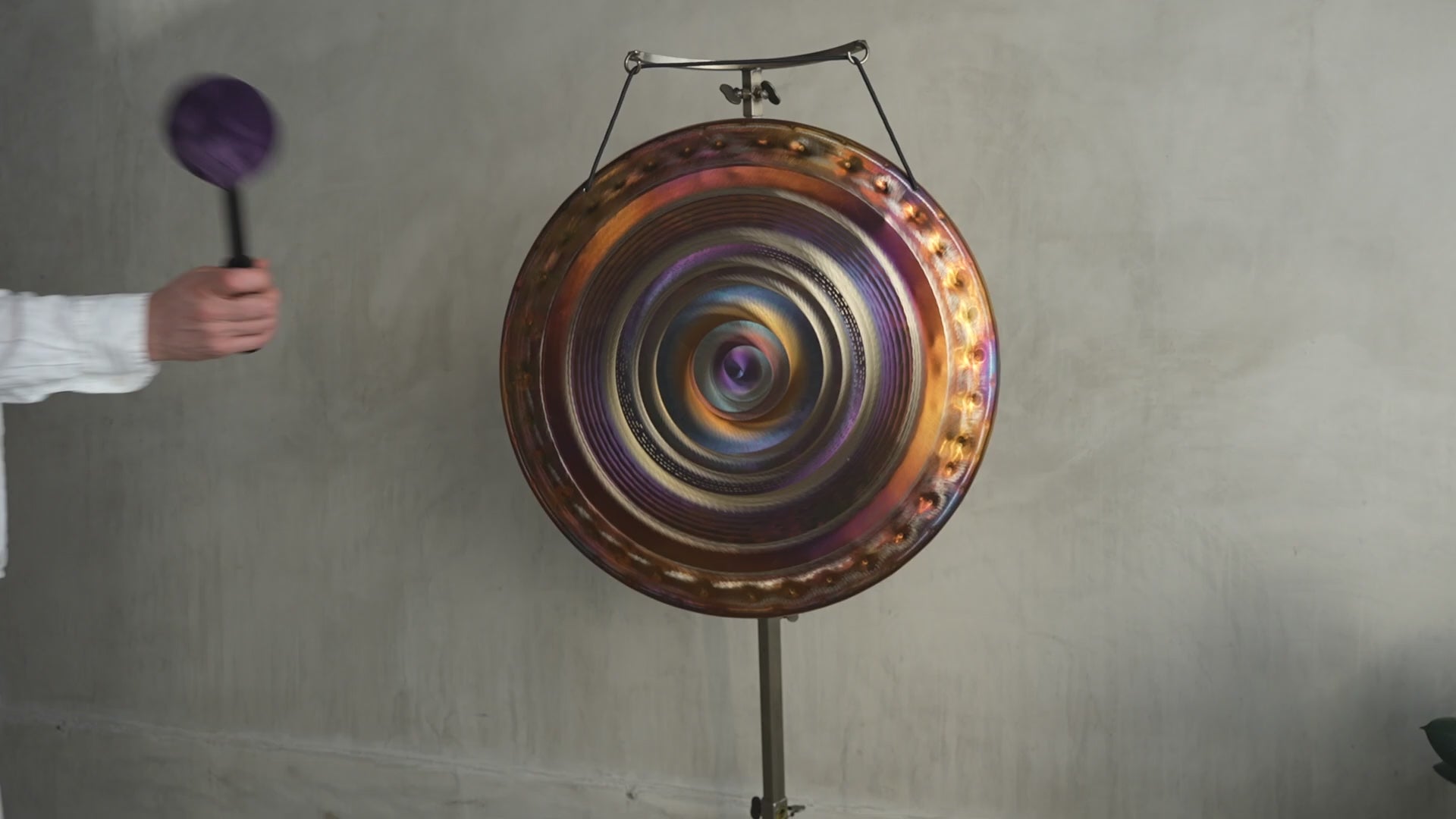 Grotta Sonora 26" Deep Gong F#-45 20Hz | 260017 sound demo