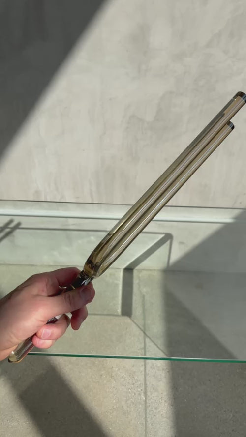 Crystal Tones Tuning Fork 19 in Smokey Quartz