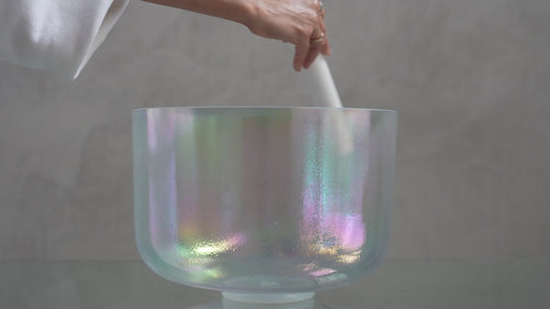 Crystal Tones Alchemy Bowl- 12 in F#+5 Platinum 146995 sound demo