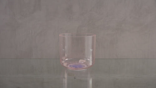 Crystal Tones Alchemy Bowl 8 in C#-5 Tesseract Salt, Pink Aura Gold Bowl | 131466 sound demo