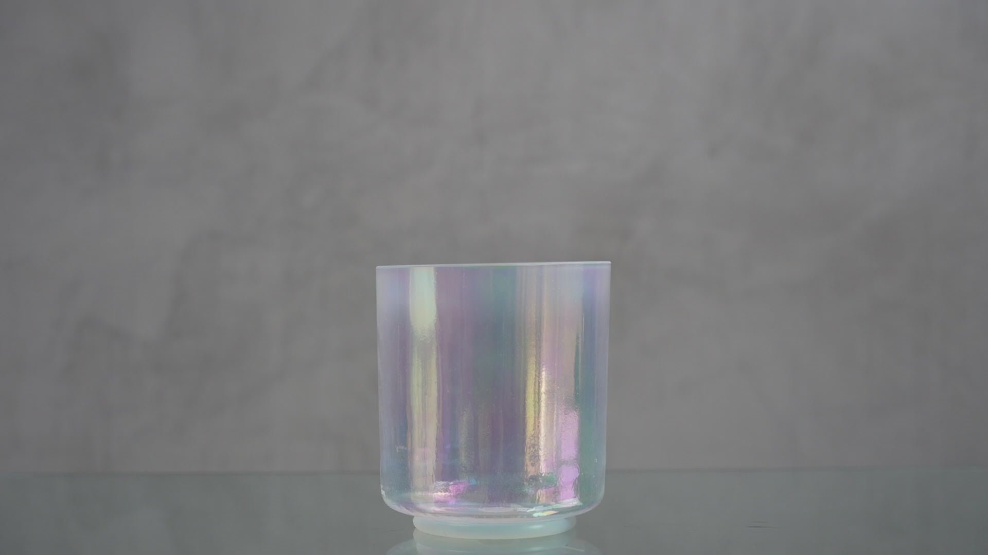 Crystal Tones Alchemy Bowl 6" G+5 Platinum, Frosted Rim Inside 155768 sound demo