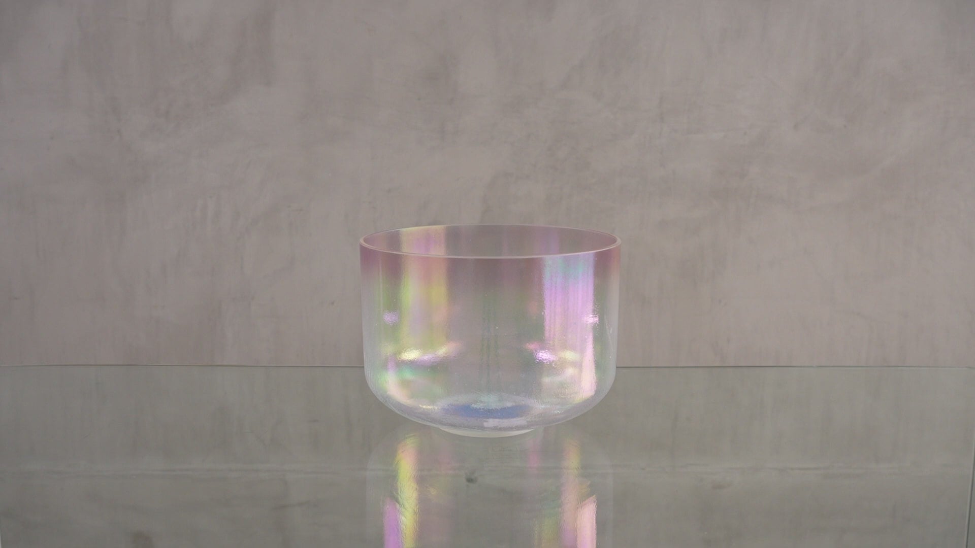 Crystal Tones Alchemy Bowl 10" C+10 Platinum, Pink Aura Gold (Rim) | 161483 sound demo