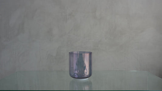 Crystal Tones Alchemy Bowl 7 in A+25 Violet Aura Gold Therapeutic Bowl | 107366 sound demo