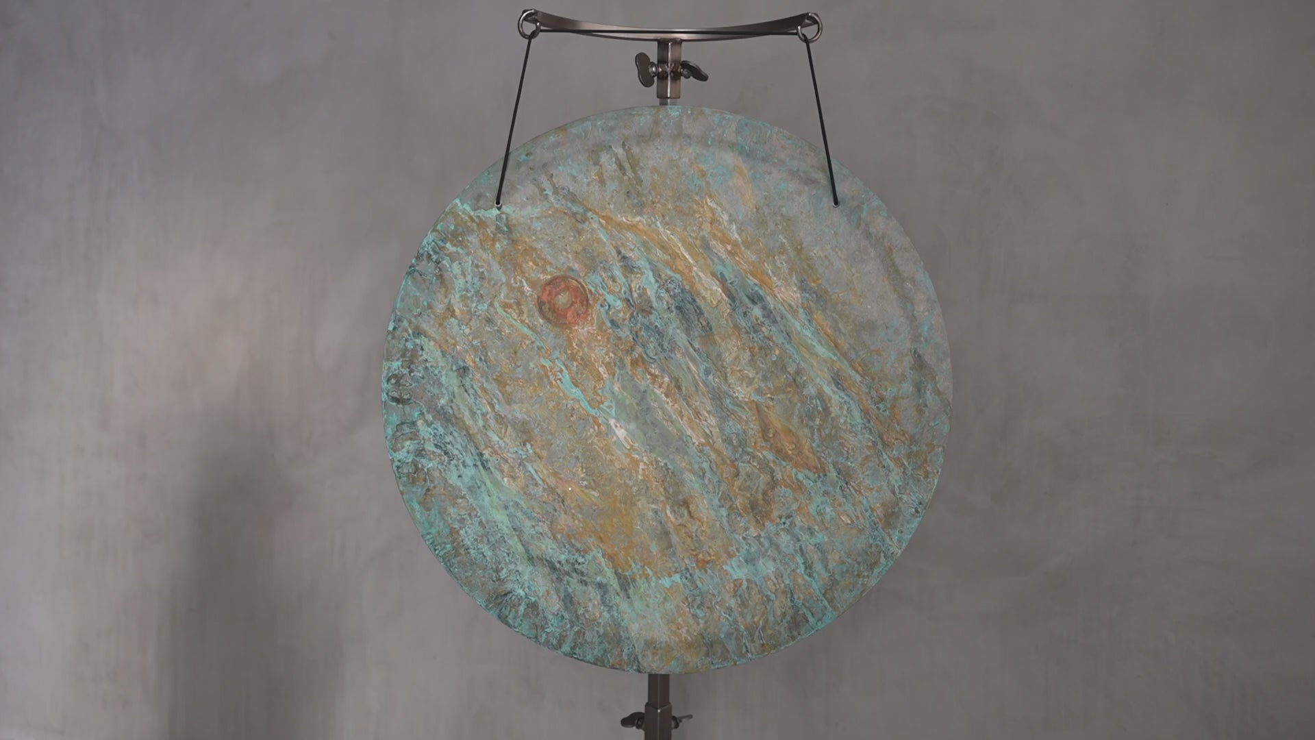 Grotta Sonora 24″ Nickel Silver Gong A#/D#-20 77Hz | 240008 sound demo