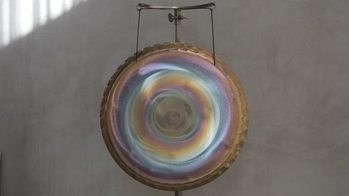 Grotta Sonora 24 in Nickel Silver Gong C#+15 35Hz | 240006 sound demo