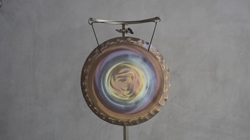 Grotta Sonora 15 in Handheld Gong F-20 3 172Hz | 150026 sound demo